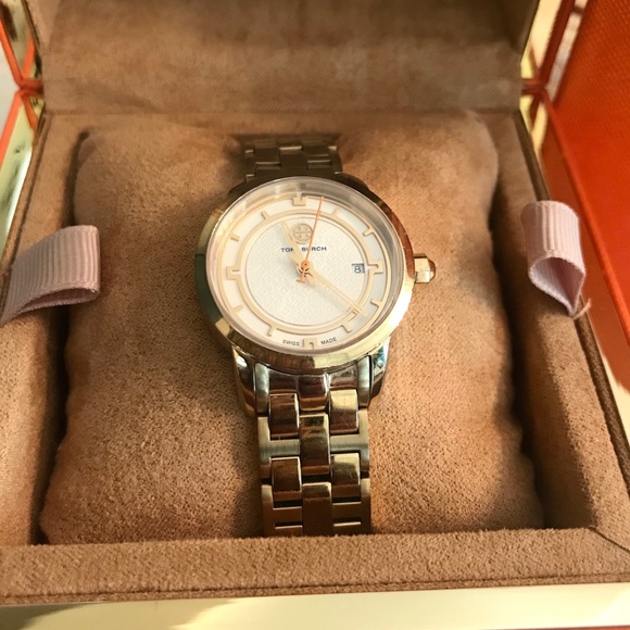 Gold Tory Burch Swiss Watch TRB1009 - Picture 5 of 8